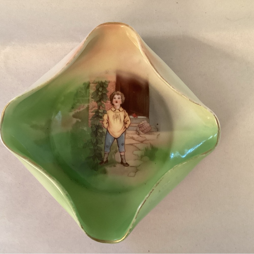 Royal Bayreouth nursery rhymes trinket dish